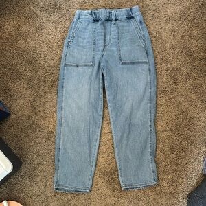 Madewell Light Wash Ankle Cropped Denim Pants